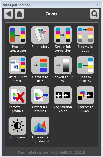 pdfToolBox colors